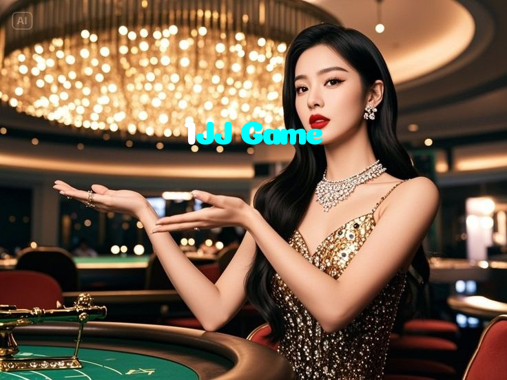 1JJ Game casino presented on mobile device in Pakistan with slots and live games
